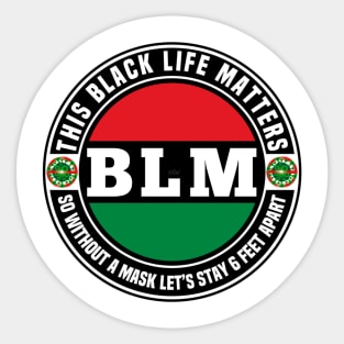 This Black Life Matters Sticker